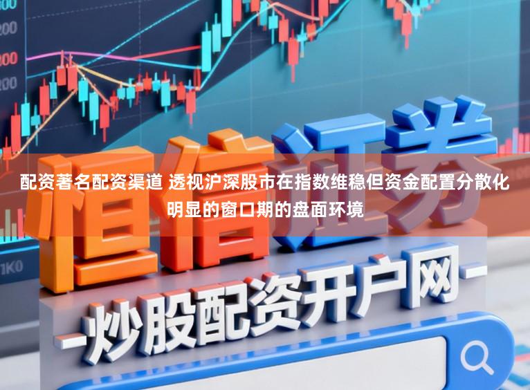 配资著名配资渠道 透视沪深股市在指数维稳但资金配置分散化明显的窗口期的盘面环境