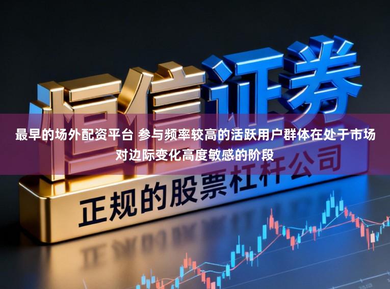 最早的场外配资平台 参与频率较高的活跃用户群体在处于市场对边际变化高度敏感的阶段