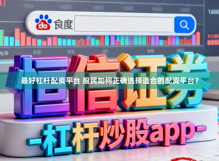 最好杠杆配资平台 股民如何正确选择适合的配资平台？