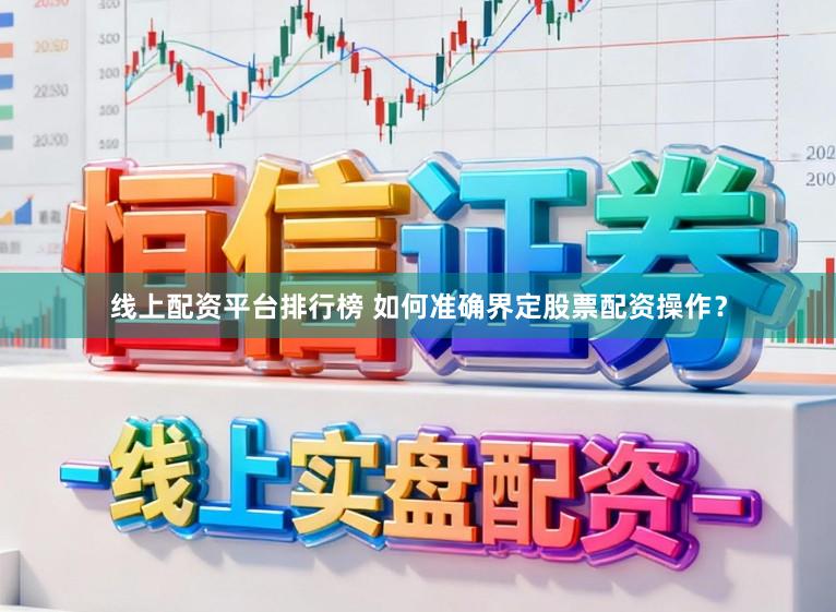 线上配资平台排行榜 如何准确界定股票配资操作？