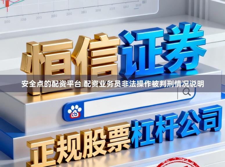安全点的配资平台 配资业务员非法操作被判刑情况说明